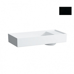 Подвесная раковина Kartell by laufen 75х35х12 см, черный глянец, без отверстия для смесителя, SaphirKeramik 8.1233.2.020.112.1 Laufen